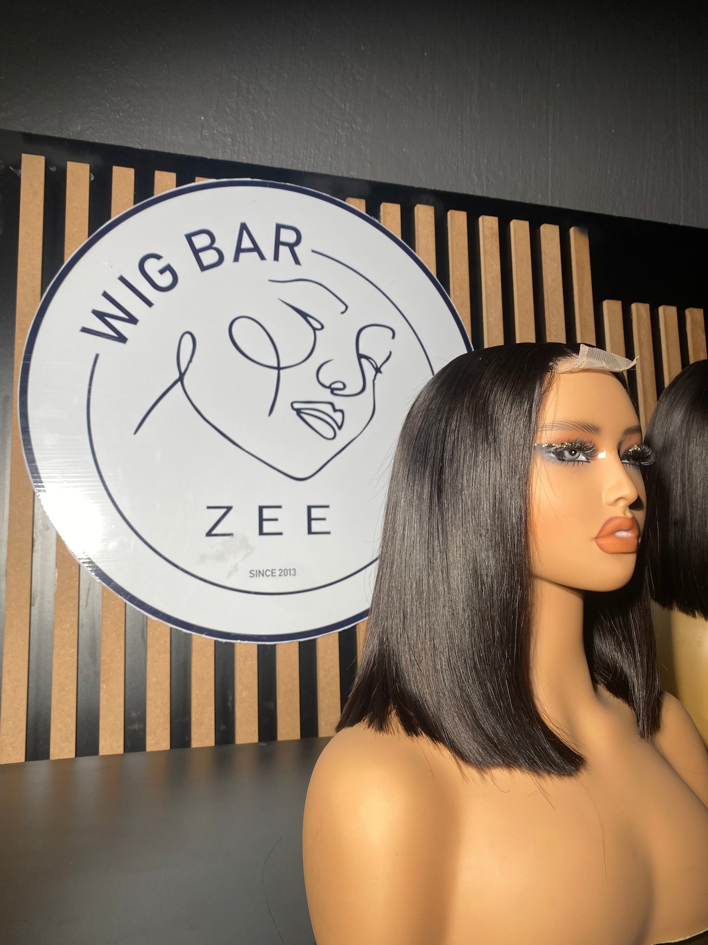 12 KimK bob wig