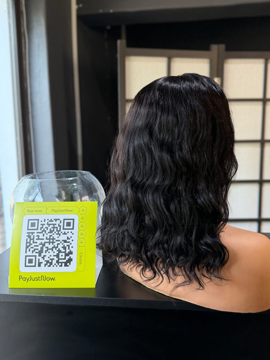 12 egg curl frontal wig