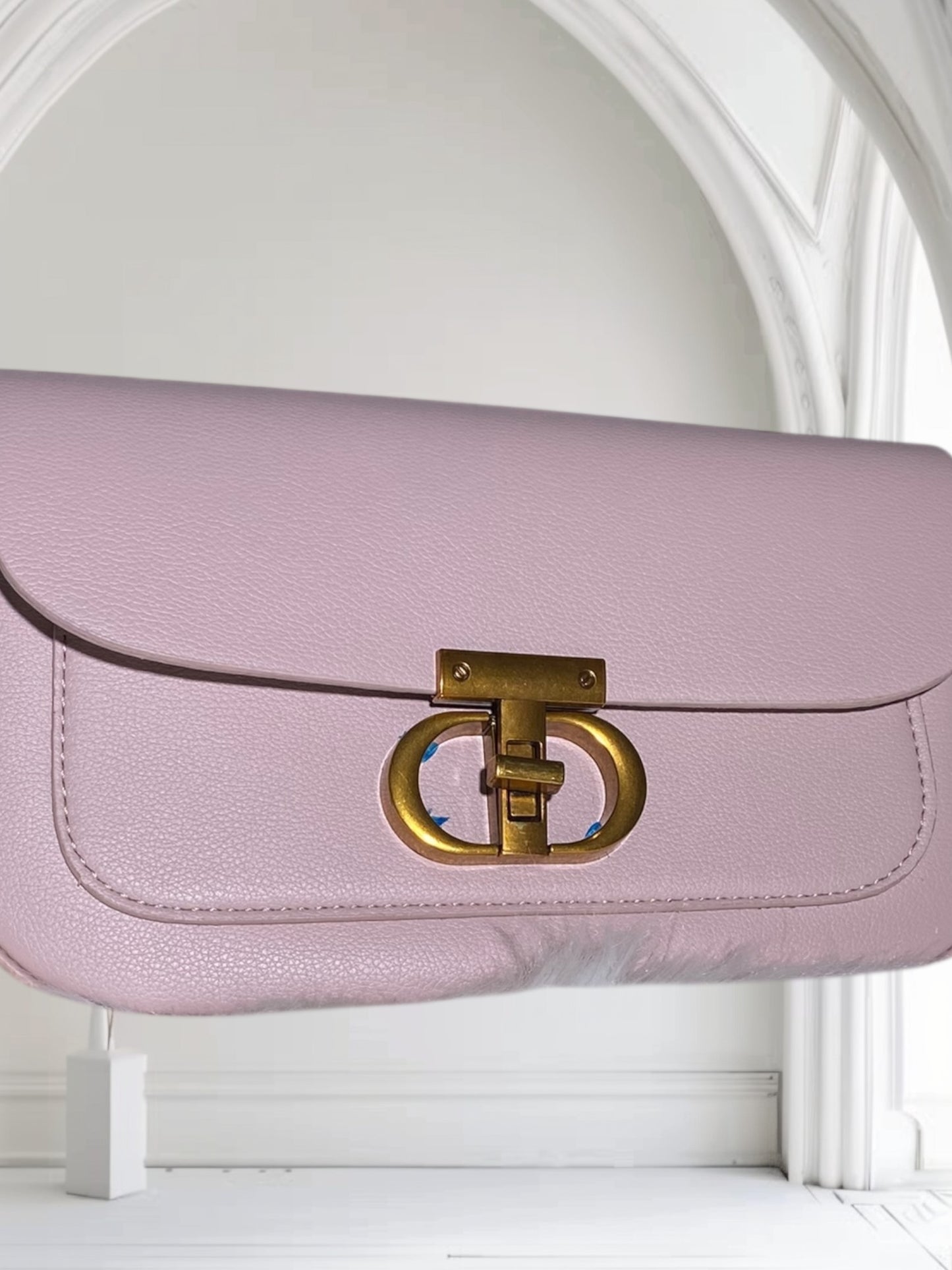 Dusty pink handbag