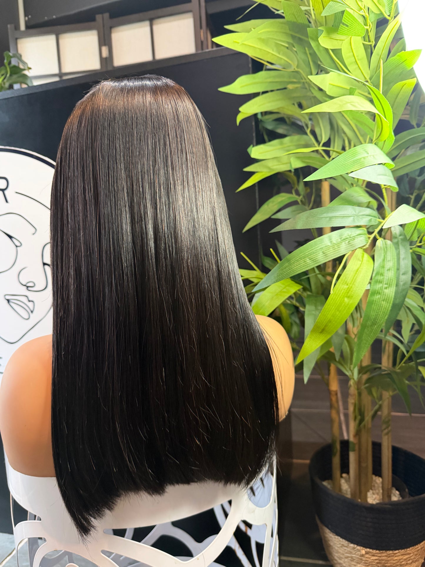 18 inches frontal wig