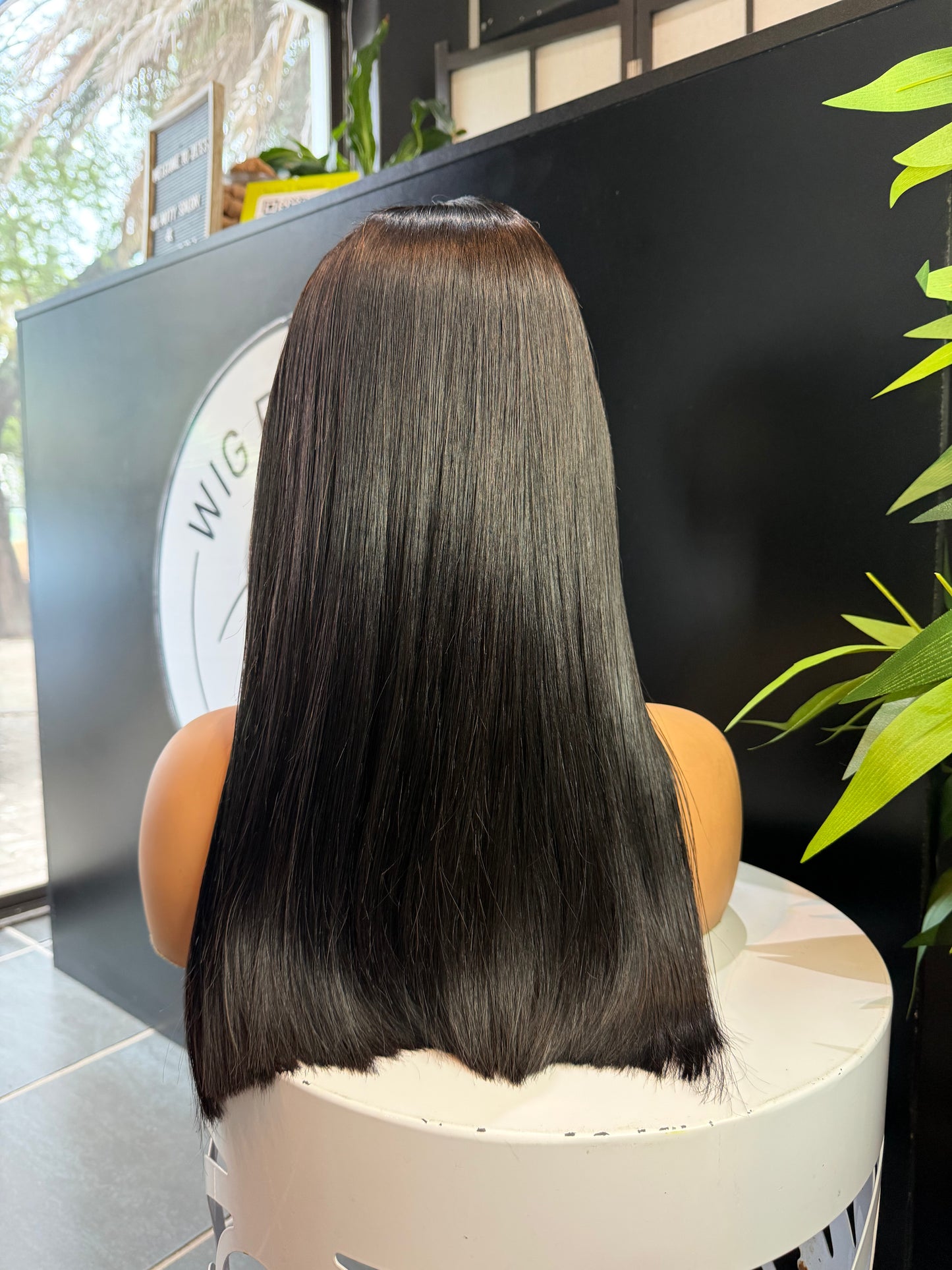 18 inches frontal wig